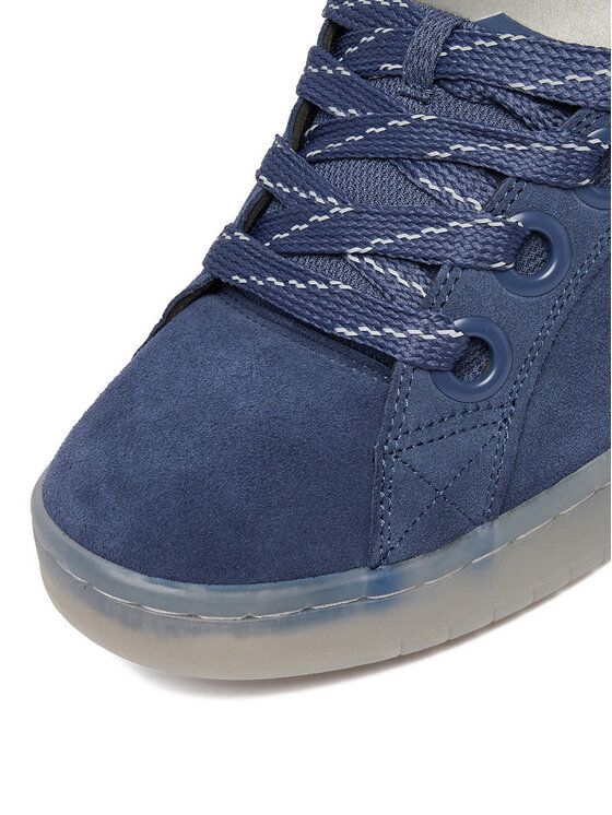 DC Shoes Sneakersy DC Shoes EO-COURT GRAFFIK PUFF DC04304410 Modrá