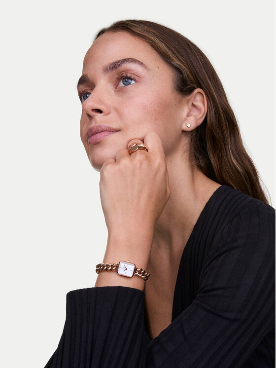 Daniel Wellington Годинник Daniel Wellington Jolie Chain 15 DW00100835 Рожеве золото