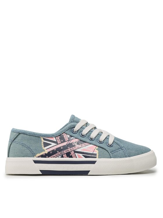 Pepe Jeans Кросівки Pepe Jeans Brady Flag G PGS30563 Голубий