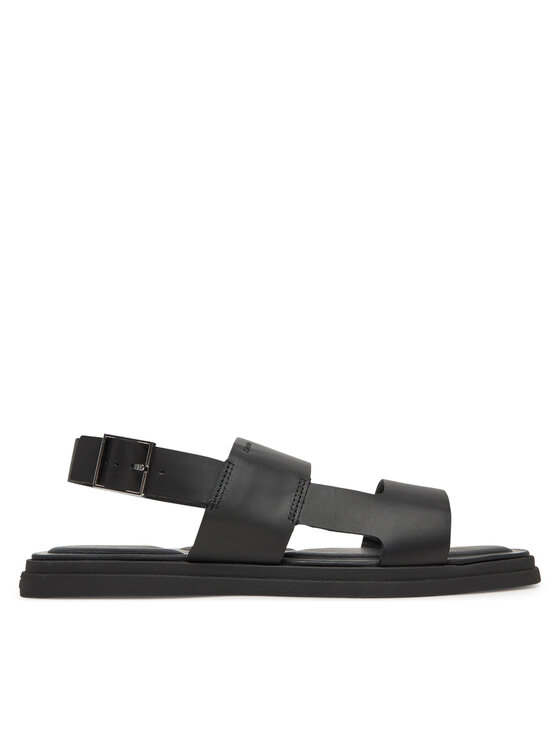 Calvin Klein Sandały Calvin Klein Back Strap W/ Buckle HM0HM01736 Czarny