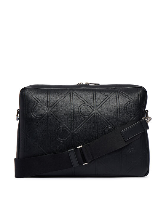 Calvin Klein Portatīvā datora soma Calvin Klein Xl Emblem Aop LV04D3526G Melns