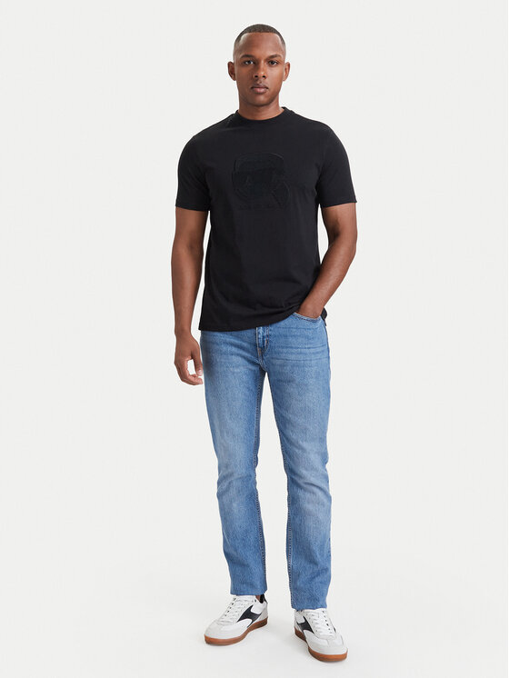 KARL LAGERFELD KARL LAGERFELD Camiseta 755071 564250 Negro Regular Fit