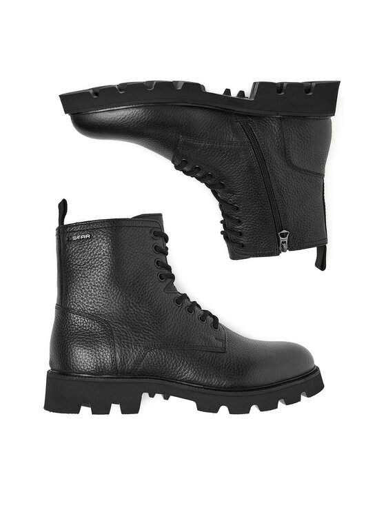 G-STAR Черевики G-Star Raw EO-ROWHIDE-03 MI08 Чорний