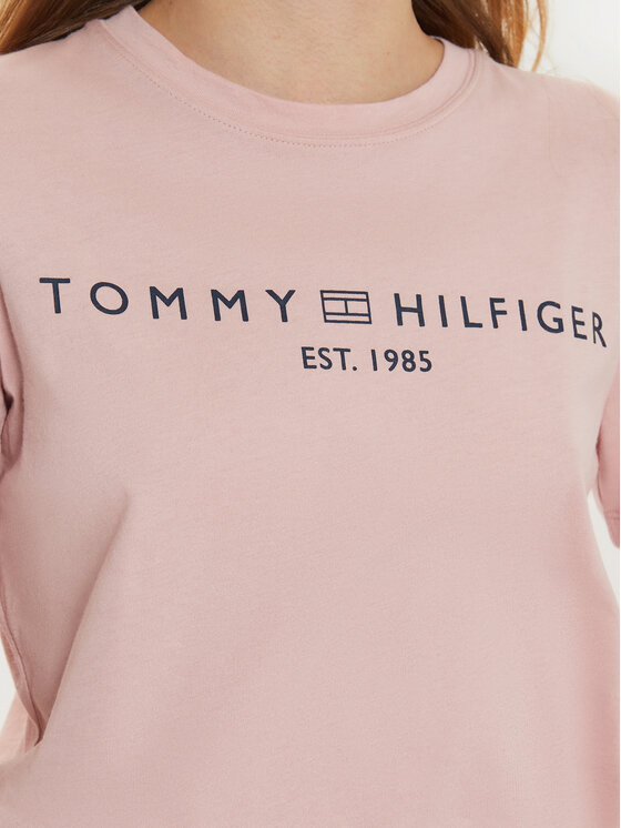 Tommy Hilfiger Tommy Hilfiger Camiseta WW0WW40276 Rosa Regular Fit