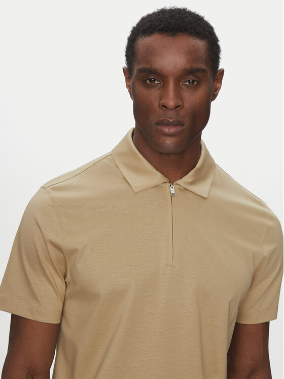 BOSS BOSS Polo marškinėliai H-Paras 50537954 Smėlio Regular Fit