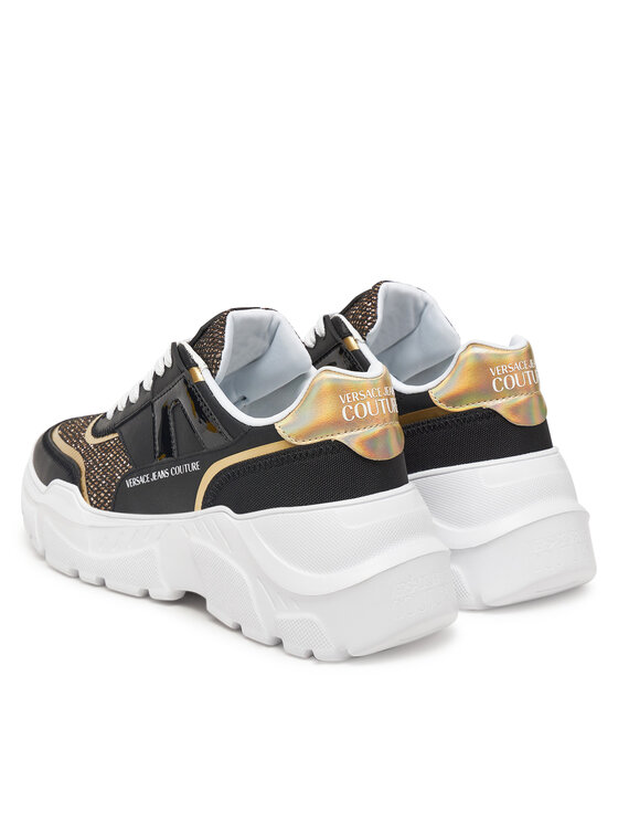 Versace Jeans Couture Снікерcи Versace Jeans Couture 78VA3SC4 Чорний