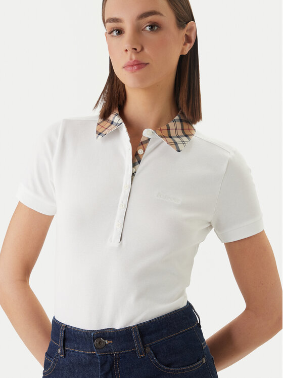 Barbour Barbour Polo Malvern LML0633WH33 Blanco Slim Fit