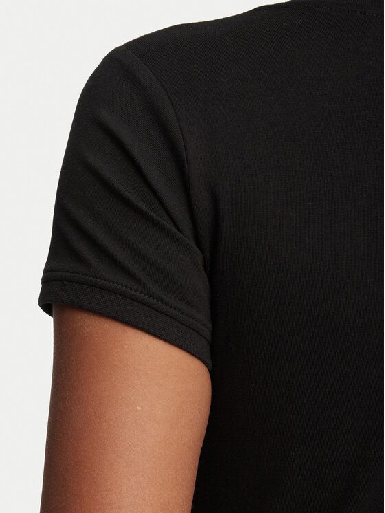 Guess Guess T-shirt W2YI45 J1314 Crna Slim Fit