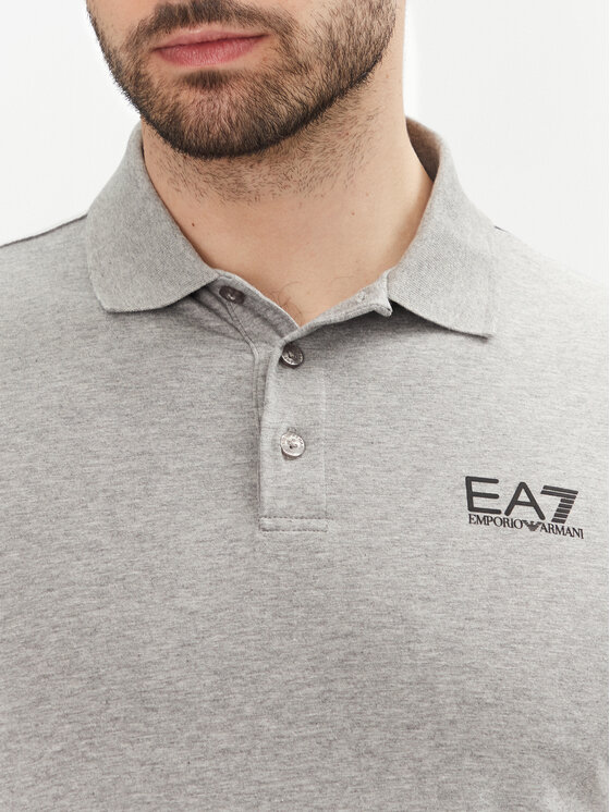 EA7 Emporio Armani EA7 Emporio Armani Polo 8NPF14 PJVQZ 3905 Siva Regular Fit