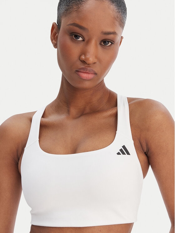 adidas adidas Спортивний бюстгальтер Optime Workout KD6685 Білий