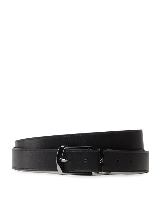MICHAEL Michael Kors Moški pas MICHAEL Michael Kors 31Mm Ctfr Drss Cut Mk Belt 39F2LBLY2B Črna