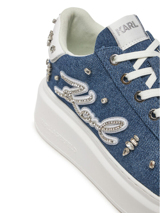 Karl Lagerfeld ブローチ 青系 Sneakers KARL LAGERFELD Ankapri KL63526 Albastru | Epantofi.ro