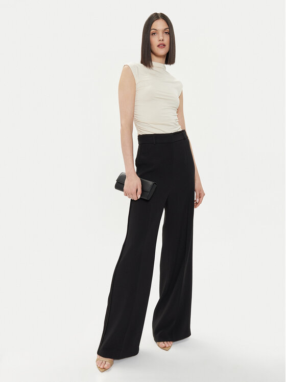 Gina Tricot Gina Tricot Τοπ 20883 Εκρού Slim Fit