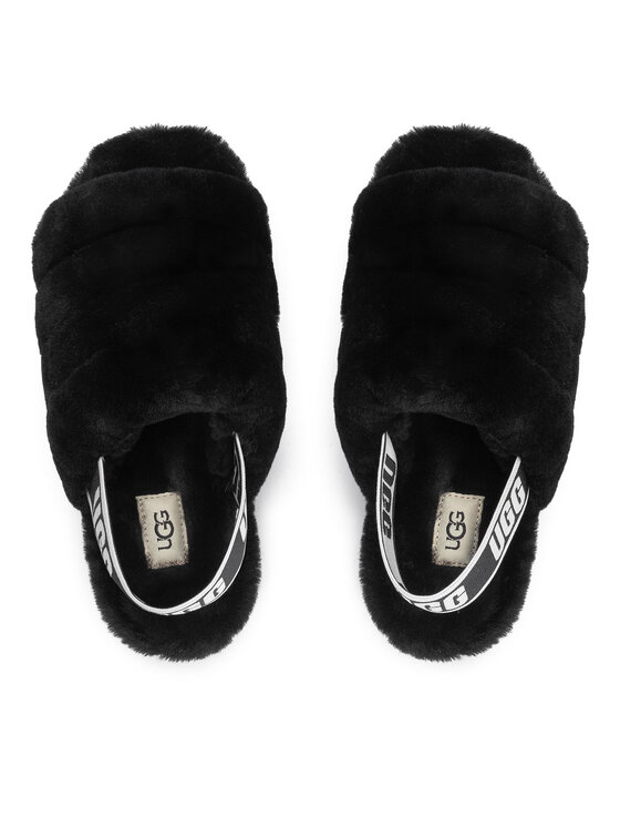 Ugg Тапочки Ugg W Fluff Yeah Slide 1095119 Чорний