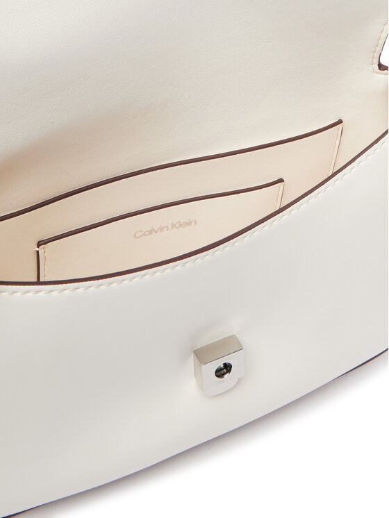 Calvin Klein Ročna torba Calvin Klein Ck Flap Camera Bag LV04F3421G Bela