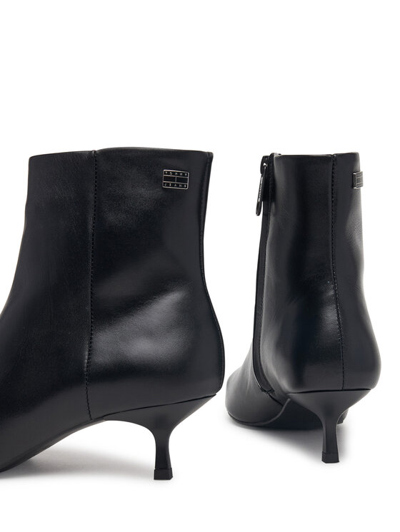 Tommy Jeans Bokacsizma Tommy Jeans Tjw Pointed Kitten Heel Boots EN0EN03172 Fekete