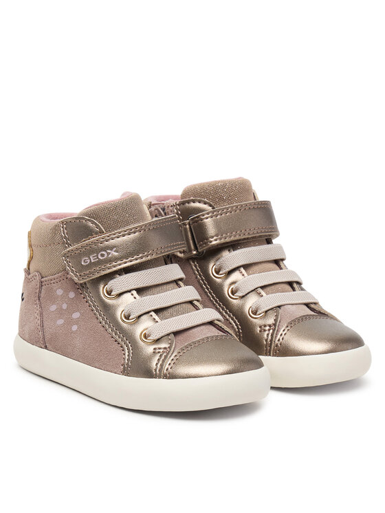 Geox Sneakersy Geox B Gisli Girl B661MA 022NF C5005 M Beżowy ciemny