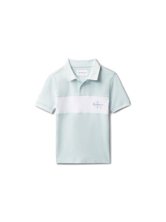 Calvin Klein Jeans Calvin Klein Jeans Polo Monologo LVCKSJB28B Turquesa Regular Fit