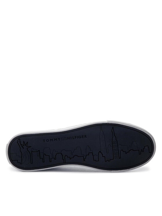 Tommy Hilfiger Сникърси Tommy Hilfiger Essential Leather Sneaker FM0FM02157 Бял