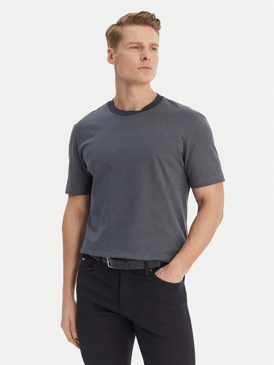 BOSS BOSS Camiseta H-Thompson 102 50555163 Azul marino Regular Fit
