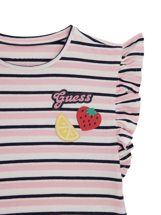 Guess Guess Футболка K6GI09 K9NE4 Рожевий Regular Fit