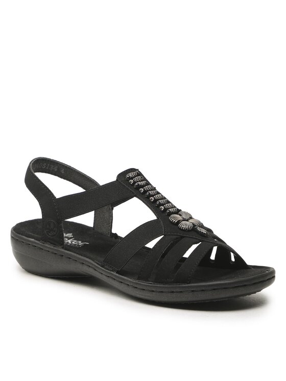 Rieker Sandali Rieker 60806-00 Nero