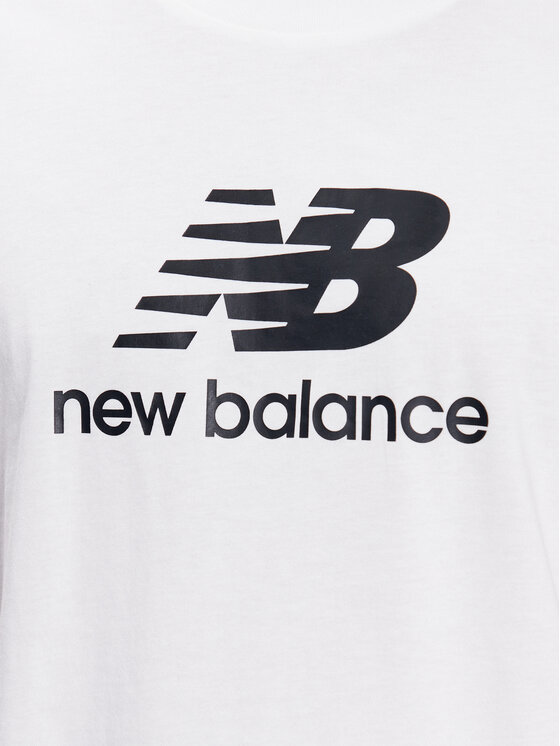 New Balance New Balance T-shirt Essentials Stacked Logo MT31541 Bijela Relaxed Fit