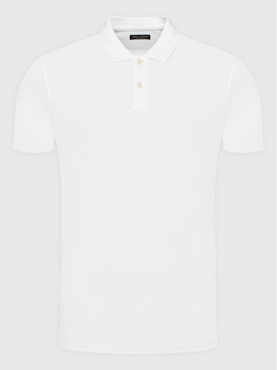 Marc O'Polo Marc O'Polo Поло B21 2266 53000 Білий Regular Fit