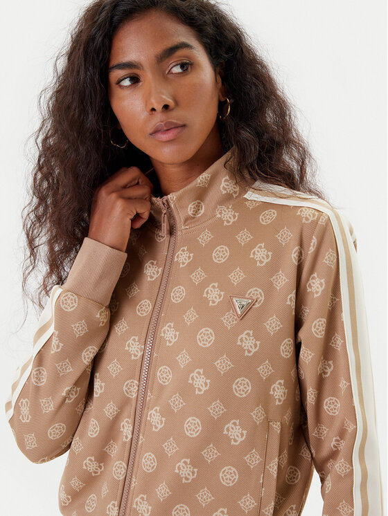Guess Guess Світшот V5YQ07 K0282 Коричневий Regular Fit