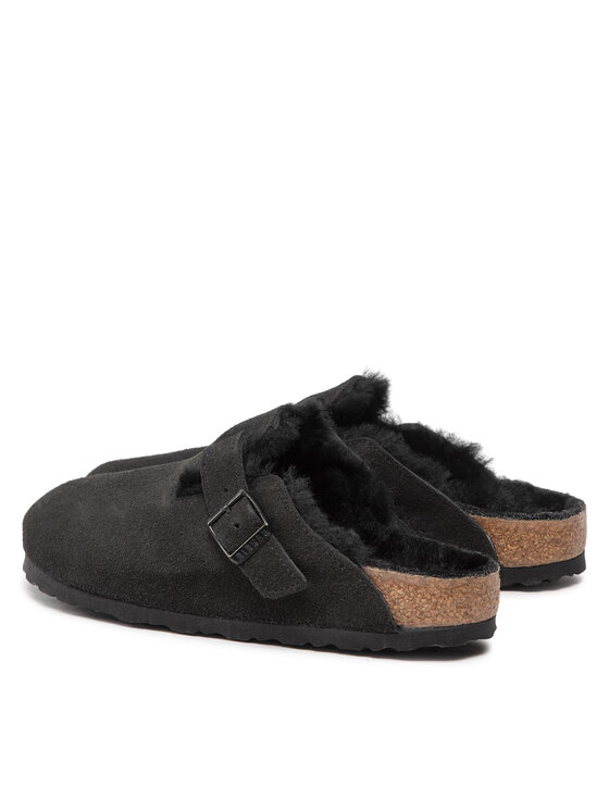 Birkenstock Тапочки Birkenstock Boston Vl/Shearling 0259883 Чорний