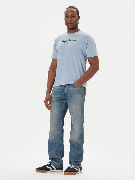 Pepe Jeans Pepe Jeans Camiseta Eggo N PM509979 Azul Regular Fit