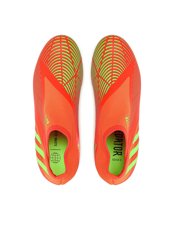 adidas Buty do piłki nożnej adidas Predator Edge.3 Ll Fg GW1000 Pomarańczowy