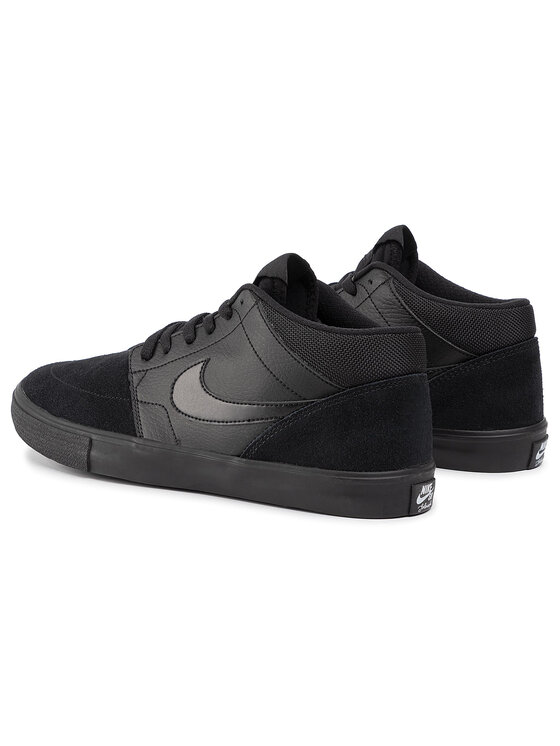Nike Sneakersy Nike Sb Portmore II Solar Mid 923198 001 Czarny