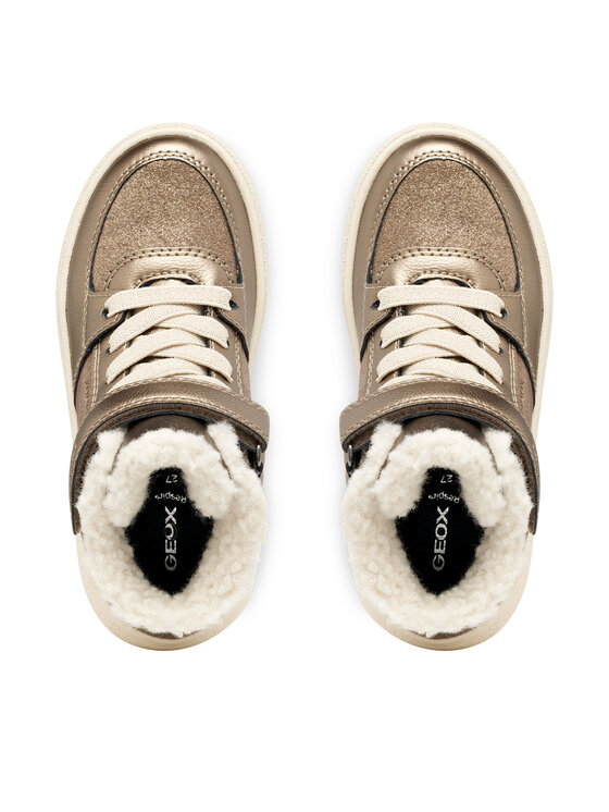 Geox Snīkeri Geox J Theleven B Ab J56HTA 077BC C9006 S Zelta