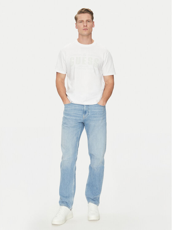 Guess Guess Футболка M5GI27 KBW41 Білий Regular Fit