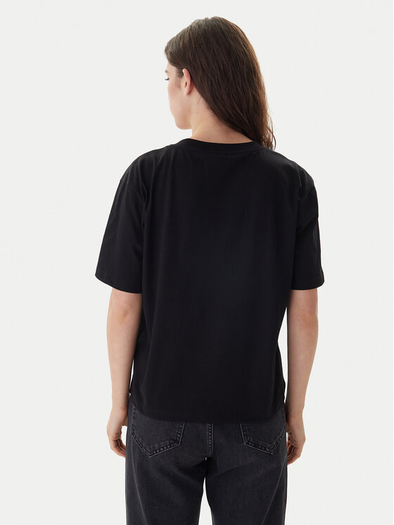 KARL LAGERFELD KARL LAGERFELD Camiseta B1W17031 Negro Relaxed Fit