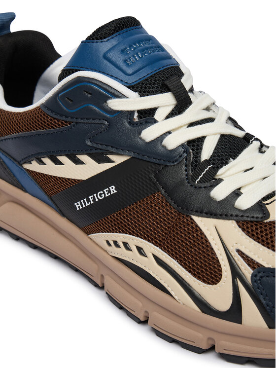 Tommy Hilfiger Сникърси Tommy Hilfiger Outdoor Sneaker Tech Mix FM0FM05843 Кафяв