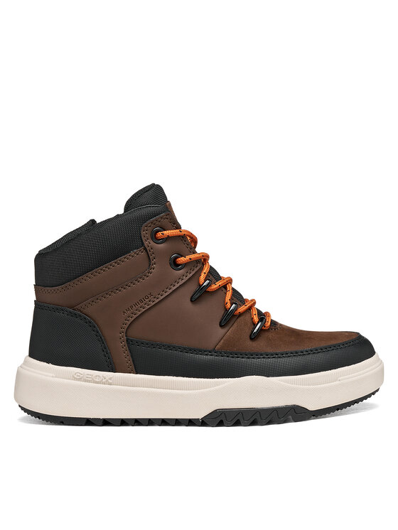 Geox Trzewiki Geox J Bunshee Boy B Abx J56FMA 0ME32 C6006 S Brązowy ciemny