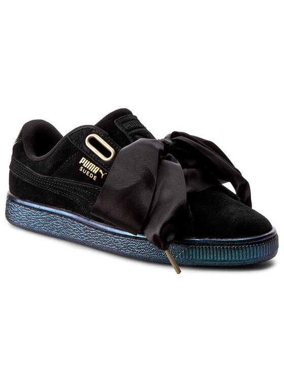 Puma Laisvalaikio batai Puma Suede Heart Satin Wn's 362714 03 Juoda