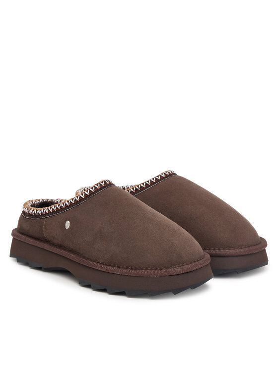 EMU Australia Μπότες Χιονιού EMU Australia Sharky Scuff W13179 Σκούρο καφέ