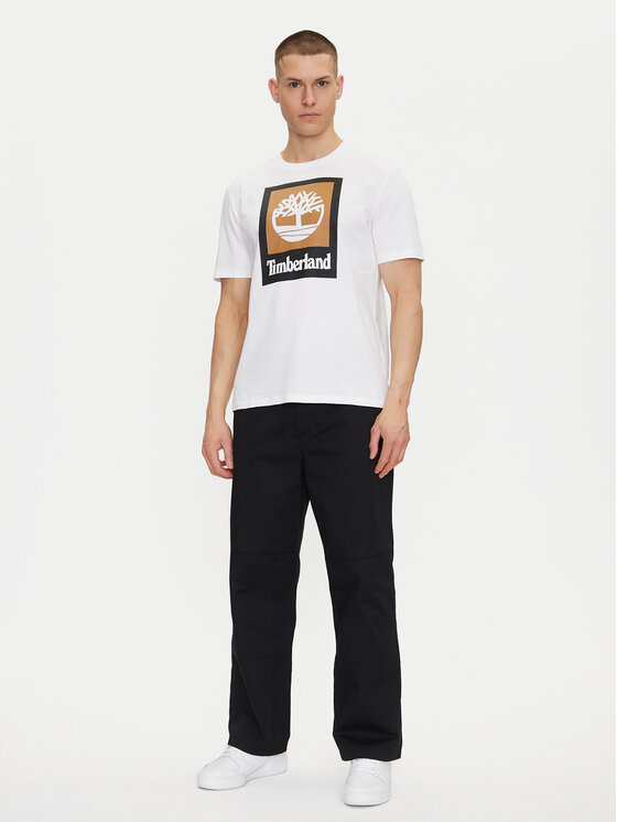 Timberland Timberland Футболка TB0A5QS2 Білий Regular Fit