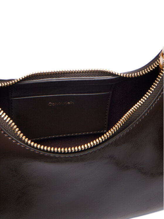 Calvin Klein Bolso Calvin Klein Foil Logo Glossy Conv Shoulder B LV04F3737G Marrón