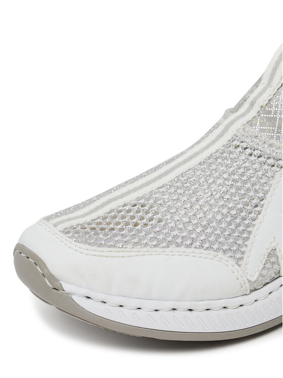 Rieker Sneakers Rieker N5554-81 Alb