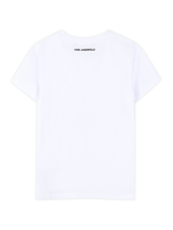 Karl Lagerfeld Kids Karl Lagerfeld Kids Camiseta Z31157 D Blanco Regular Fit
