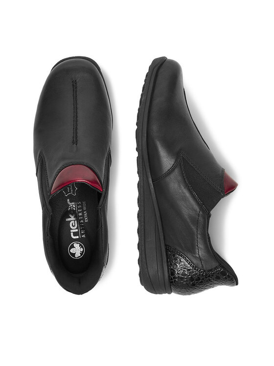 Rieker Polobotky Rieker 47253-00 Černá