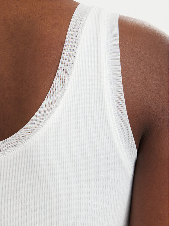 Patrizia Pepe Patrizia Pepe Top 2M4523/J407-W146 Blanco Slim Fit