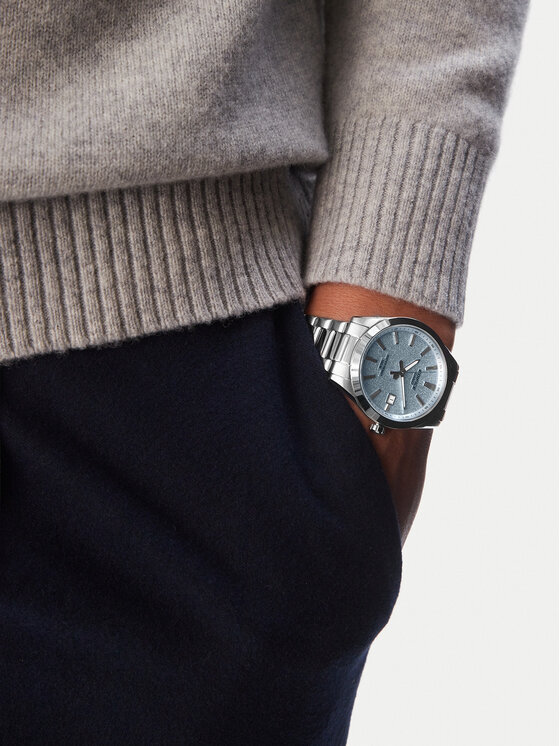 Casio Zegarek Casio Edifice EFV-160D-2BVEF Srebrny