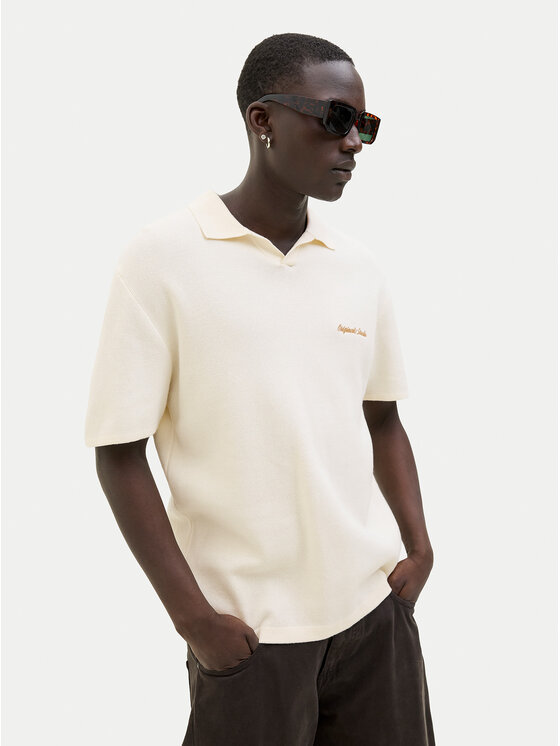 Jack & Jones Jack & Jones Polo Norrebro 12297926 Écru Relaxed Fit