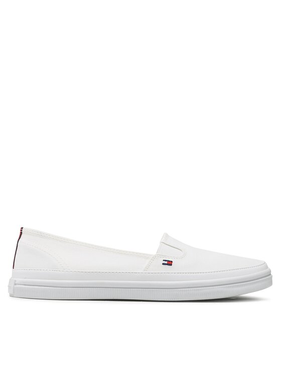 Tommy Hilfiger Zapatillas de tenis Tommy Hilfiger Essential Kesha Slip-On FW0FW07121 Blanco