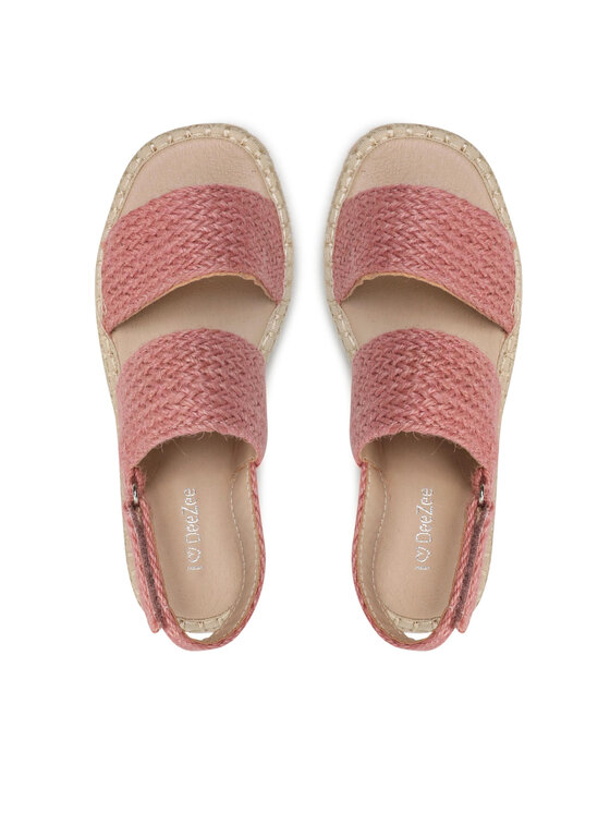 DeeZee Espadrilles DeeZee CSS20378-02 Rozā